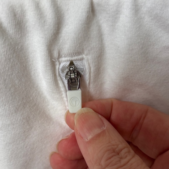 Talbots White Athletic Skort with Front Zip Pockets women’s LP summer NWT comfy - Picture 4 of 10